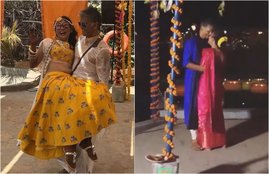 Milind Soman, ankita Konwar, ankita and milind Marriage, Milind and Ankit dancing together, Milind and Ankit dancing in ishq sufiyana song, Milind and Ankit dancing dancing in banja tu meri raani, see videos of Milind and Ankit dancing, entertainnment news, bollywood news, television news, entertainnment news, bollywood news, television news