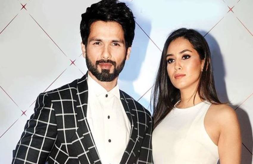 पत्नी मीरा के साथ शाहिद 