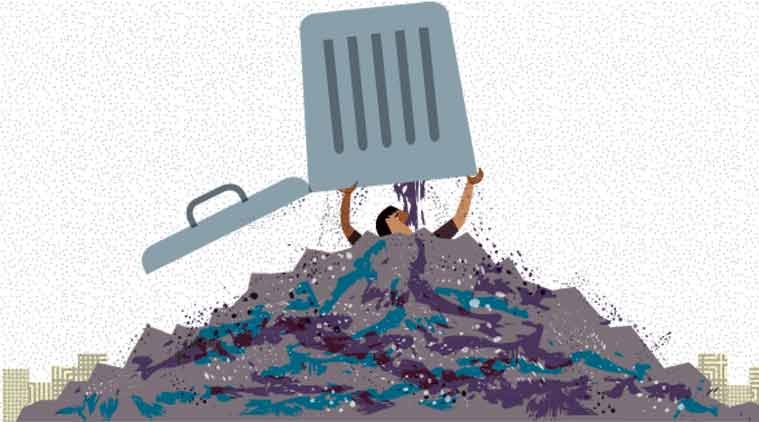 कचरे का ढेर। (Illustration: C R Sasikumar)
