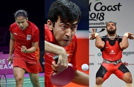 Commonwealth 2018, Commonwealth 2018 pics, Commonwealth 2018 photos, Commonwealth 2018 pictures, Commonwealth 2018 medal, india in Commonwealth 2018, indian medal in Commonwealth 2018, Commonwealth 2018 score card, india medal number in Commonwealth 2018, Gold Medal in badminton, Gold Medal in table tennis, Silver Medal weightlifting, weightlifting and india, photo gallery