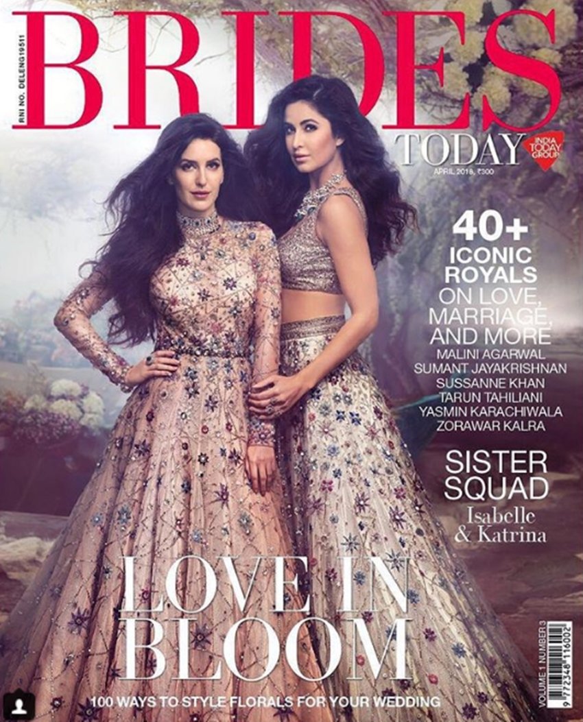 katrina kaif, katrina kaif sister, isabelle kaif, katrina kaif photoshoot, ishabelle magazine shoot, katrina kaif bridal look, bollywood news, jansatta