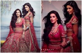 katrina kaif, katrina kaif sister, isabelle kaif, katrina kaif photoshoot, ishabelle magazine shoot, katrina kaif bridal look, bollywood news, jansatta