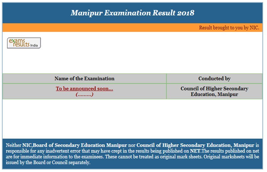 Manipur Board Class 12 result, manresults.nic.in, mhse result, cohsem result 2018, cohsem.nic.in, www.manresults.nic.in 2018,