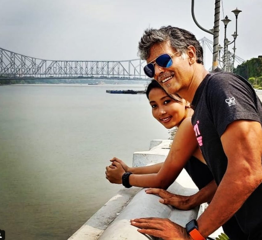 ankita konwar, milind soman, milind somand ankita konwar underwater, milind somand ankita konwar underwater romance, milind soman ankita konwar wedding, milind somand ankita konwar wedding pictures, milind soman instagram, milind soman and ankita konwar plant trees for every guest who attended their wedding, milind soman and ankita eco friendly marriag