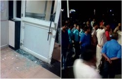 मरीज की मौत पर हैलट अस्पताल में हुई तोड़फोड़