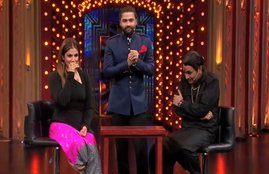 raveena tandon, farah khan, entertainment ki raat, shahrukh khan, raveena tandon film aatish, raveena tandon scene, raveena tandon and sanjay dutt, jansatta