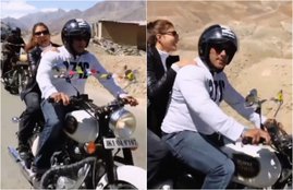 salman khan, jacqueline fernandez, race 3, salman khan ladakh, Salman Khan Jacquline Fernandiz, Race 3, Jammu Kashmir, social media,Viral Video, jansatta