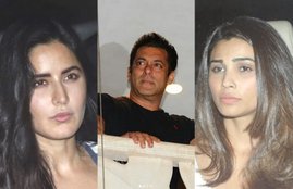 Salman Khan blackbuck poaching case, salman returns home Katrina Kaif, Daisy Shah, Huma Qureshi, Saqib Saleem and Ramesh Taurani, stars reach to meet Race 3 superstar, katrina kaif reach to meet salman khan, entertainment news, bollywood news, television news, entertainment news