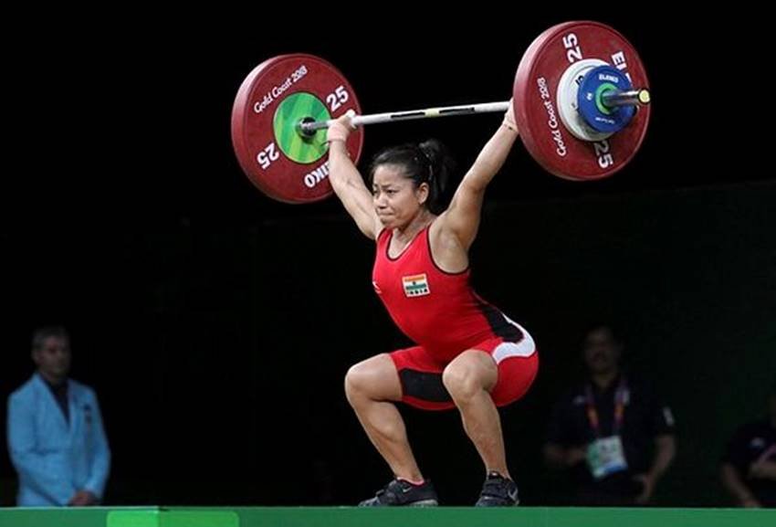 Sanjita Chanu, Sanjita Chanu pics, Sanjita Chanu photos, Sanjita Chanu pictures, Sanjita Chanu medal, Sanjita Chanu gold, Sanjita Chanu gold medal, Commonwealth Games, Commonwealth Games 2018, Commonwealth Games pics, Commonwealth Games photos, Commonwealth Games pictures, Commonwealth Games 2018 in Australia, Weightlifting At Commonwealth, photo gallery
