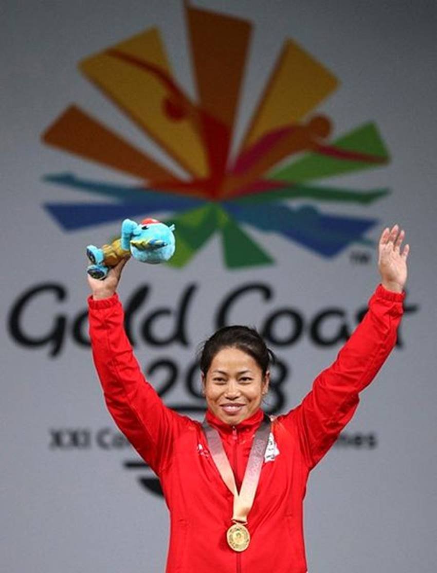 Sanjita Chanu, Sanjita Chanu pics, Sanjita Chanu photos, Sanjita Chanu pictures, Sanjita Chanu medal, Sanjita Chanu gold, Sanjita Chanu gold medal, Commonwealth Games, Commonwealth Games 2018, Commonwealth Games pics, Commonwealth Games photos, Commonwealth Games pictures, Commonwealth Games 2018 in Australia, Weightlifting At Commonwealth, photo gallery