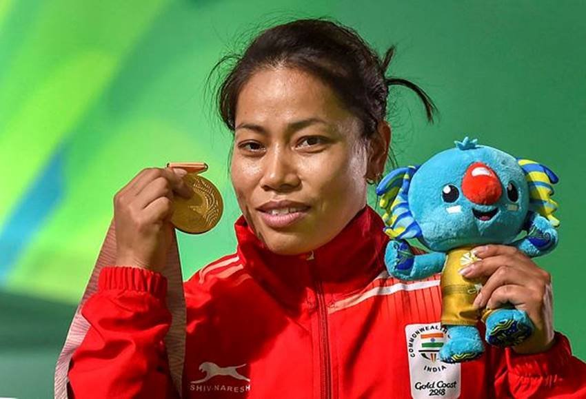 Sanjita Chanu, Sanjita Chanu pics, Sanjita Chanu photos, Sanjita Chanu pictures, Sanjita Chanu medal, Sanjita Chanu gold, Sanjita Chanu gold medal, Commonwealth Games, Commonwealth Games 2018, Commonwealth Games pics, Commonwealth Games photos, Commonwealth Games pictures, Commonwealth Games 2018 in Australia, Weightlifting At Commonwealth, photo gallery