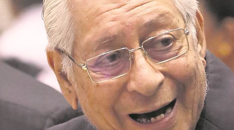 नायडू के फैसले का सोली सोराबजी ने किया स्वागत 