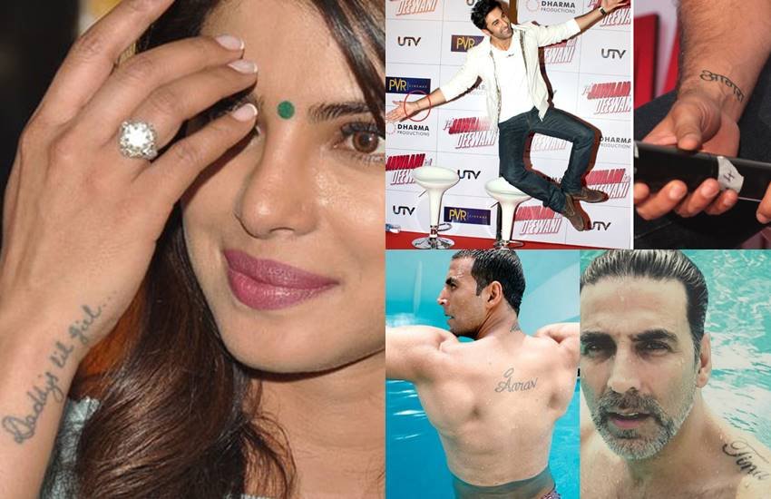 Bollywood Celebs Tattoo, Bollywood Stars Tatoo, Celebs Tattoo Pics, Bollywood Celebs Tattoo, Bollywood Actors Tattoo, Bollywood Actress Tattoo, Actress Tatoo Love, Actors Tatoo Pics, Akshay Kumar Tattoo, Deepika Padukone Tatoo, Prateik Babbar Tatoo, Amy Jackson Tatoo, Hritik Roshan Tatoo, Celina Jaitley Tattoo, Saif Ali Khan Tatoo, Manyata Dutt Tatoo, Photo Gallery, Jansatta"