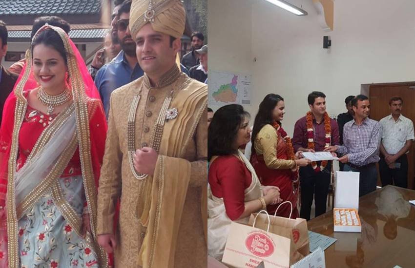 Tina Dabi, Tina Dabi wedding, Tina Dabi marriage, Tina Dabi pics, Tina Dabi photos, Tina Dabi wedding pics, IAS Topper Tina Dabi, IAS Topper Tina Dabi wedding, IAS Topper Tina Dabi photos, Athar Aamir Khan, Athar Aamir Khan pics, Athar Aamir Khan marriage, Athar Aamir Khan wife, Tina Dabi wedding photos, Tina Dabi wedding pictures, Married at March 20, Tina Dabi And Athar Aamir Khan, photo gallery