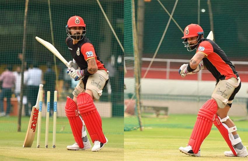 Virat Kohli, Virat Kohli at net, Virat Kohli net practice, Virat Kohli net, ipl, ipl 2018, ipl 2018 time table, ipl 2018 schedule, ipl 2018 team, ipl team 2018, ipl team 2018 players list, ipl scehdule 2018, ipl time table 2018, ipl team players list 2018, Virat Kohli net pics, Virat Kohli net photos, Virat Kohli pics, Virat Kohli photos, Royal Challengers Bangalore, Royal Challengers Bangalore captain, Royal Challengers Bangalore players, photo gallery