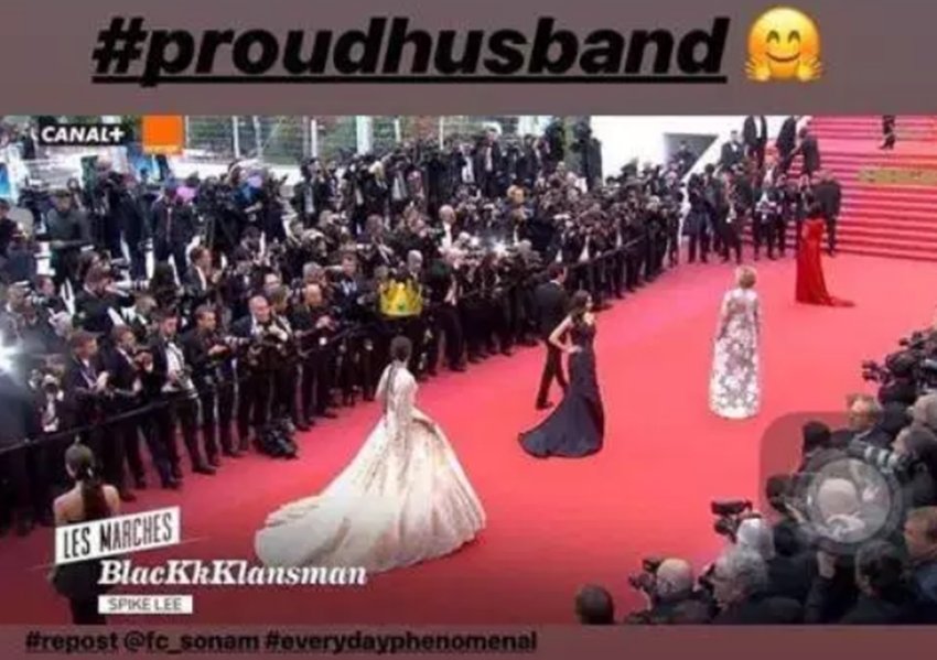 cannes 2018: sonam kapoor, sonam kapoor reaches at red carpet of cannes, sonam in cannes 2018, sonam looks bride with mehandi at cannes, sonam with mehandi on her hands, sonam wore cream eligent lehanga, see pictures of sonam kapoor in cannes film festival, sonam kapoor at cannes film festival, entertainment news, bollywood news, television news