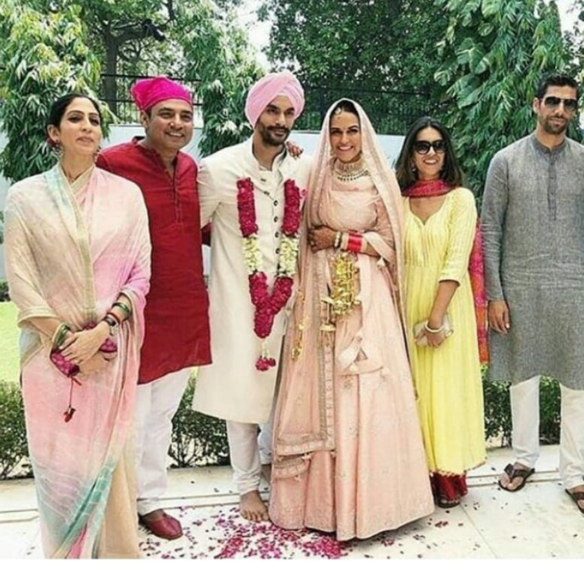 neha dhupia, angad bedi, neha and angad wedding, neha dhupia got married, neha dhupia got married silently, here is colourful pictures from nehas mehandi to wedding, neha dhupia got married, neha dhupia got married to angad, bollywood news, television news, entertainment news, entertainment news, bollywood news, television news, entertainment news,bollywood news, television news, entertainment news, entertainment news, bollywood news, television news, entertainment news