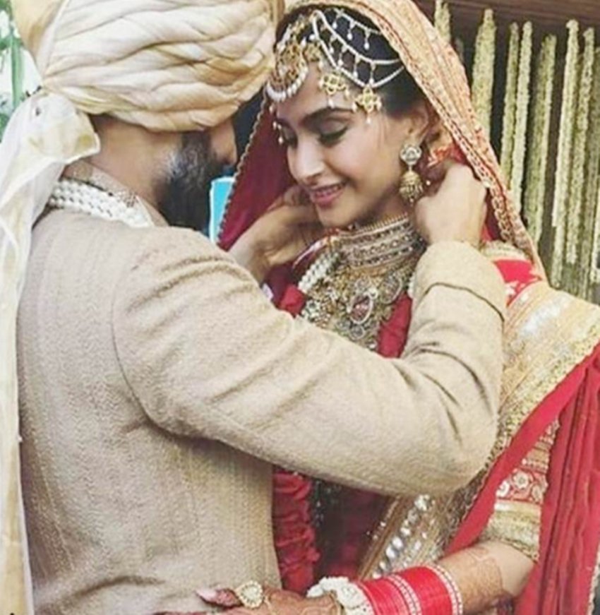 sonam kapoor, sonam kapoor marriage, sonam kapoor wedding, sonam kapoor marriage pics, sonam kapoor wedding pics, anand ahuja, Sonam Kapoor and Anand Ahuja, Sonam Kapoor and Anand Ahuja Wedding, Sonam Kapoor and Anand Ahuja Marriage