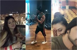 Himesh Reshammiya, himesh on honeymoon period, himesh with Sonia Kapur, himesh working out on holidays, see pictures of music composer turns singer and actor himesh, entertainment news, bollywood news, television news,entertainment news, bollywood news, television news