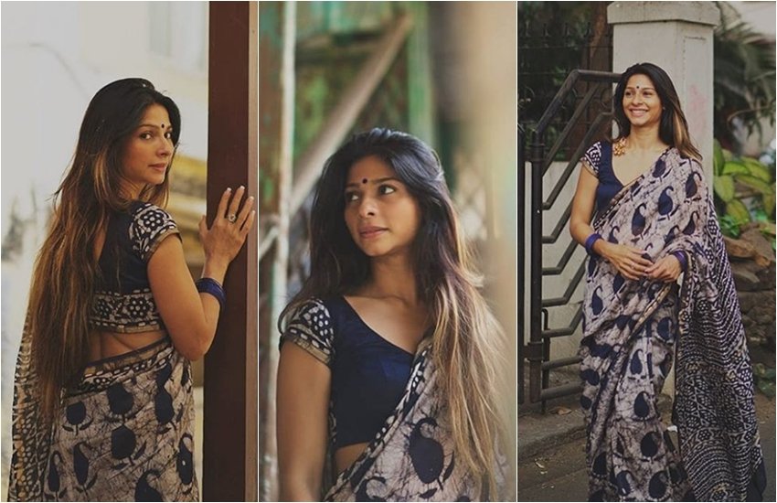 kajol younger sister, kajol younger sister tanisha, tanisha makeover, tanisha looks stunning in saree, see pictures of tanisha, entertainment news, bollywood news, television news, entertainment news,entertainment news, bollywood news, television news, entertainment news