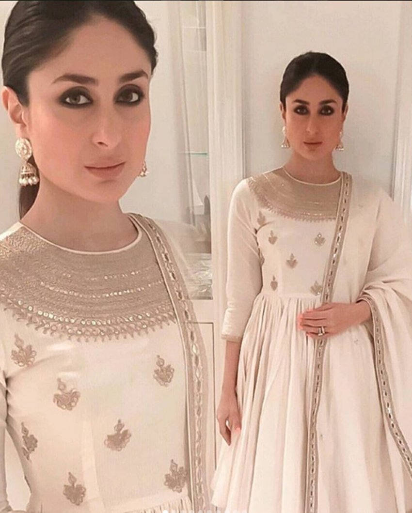 kareena kapoor, kareena kapoor khan, kareena kapoor in an event, kareena kapoor in Delhi, kareena kapoor reached with awesome off white sharara, kareena in nawabi style, see kareena kapoors pictures, entertainment news, bollywood news, television news, entertainment news, bollywood news, television news