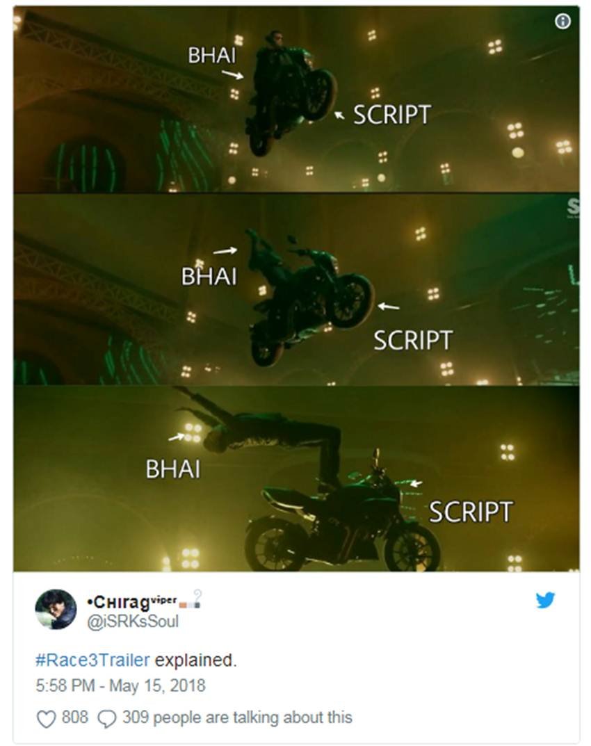 race 3, race 3 trailer, race 3 movie trailer, race 3 trailer release, race 3 trailer release date, race 3 movie, salman khan, salman khan race 3, salman khan race 3 trailer