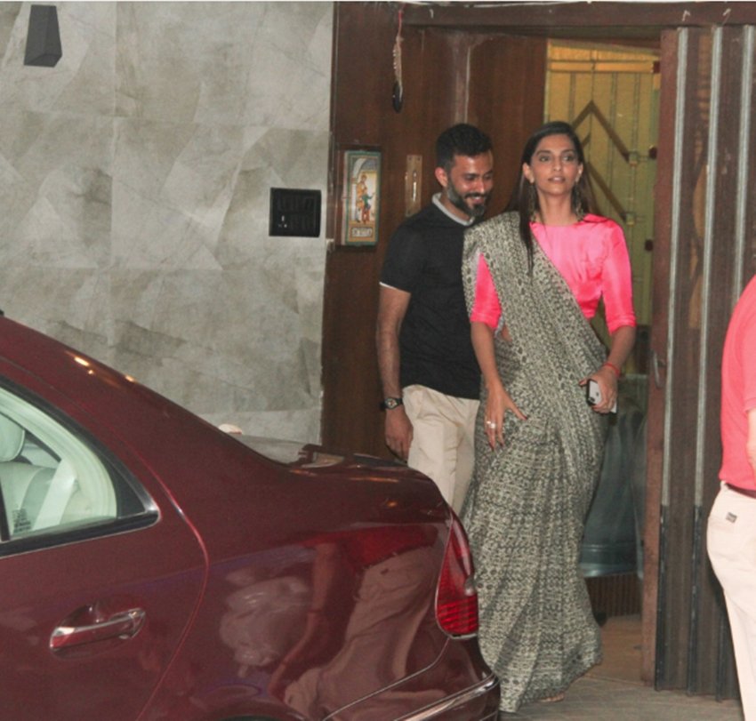Sonam Kapoor, Anand Ahuja wedding, Sonam kapoor captured with to be husband, sonam with Anand Ahuja, pictures of anand and sonam together walking, Sonam Kapoor, Anand Ahuja wedding, Sonam Kapoor wedding, wedding of sonam kapoor, sonam met anand ahuja, entertainment news, bollywood news, television news