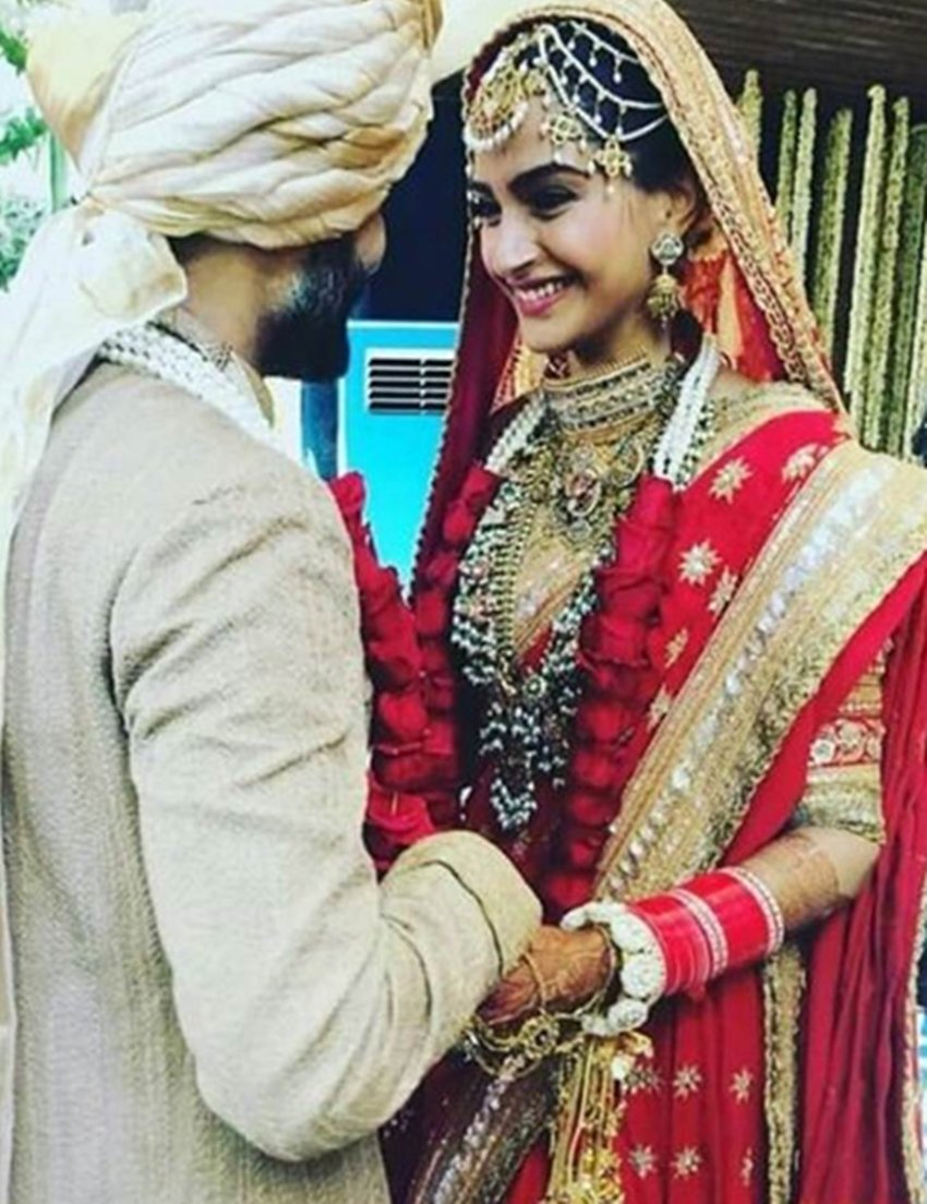 sonam kapoor, sonam kapoor marriage, sonam kapoor wedding, sonam kapoor marriage pics, sonam kapoor wedding pics, anand ahuja, Sonam Kapoor and Anand Ahuja, Sonam Kapoor and Anand Ahuja Wedding, Sonam Kapoor and Anand Ahuja Marriage