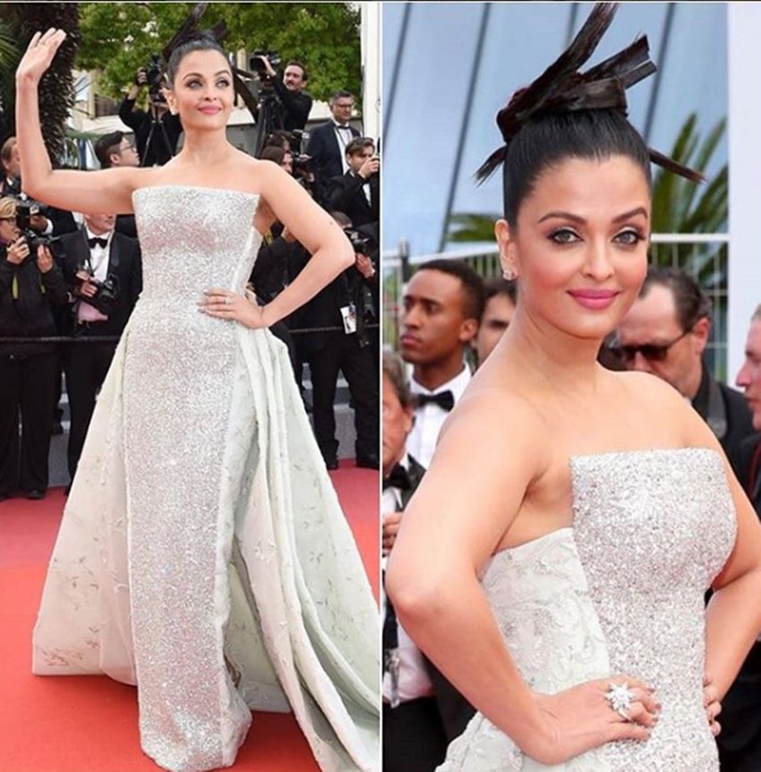 cannes 2018, aishwarya rai bachchan, aishwarya rai reached in red carpet in cannes, red carpet of cannes 2018, aishwarya rai daughter aradhya bachchan wore beautiful dress, aradhya white pretty fairy dress, see pictures of aishwarya rai bachchan, television news,entertainment news, bollywood news, television newse, ntertainment news, bollywood news, television news