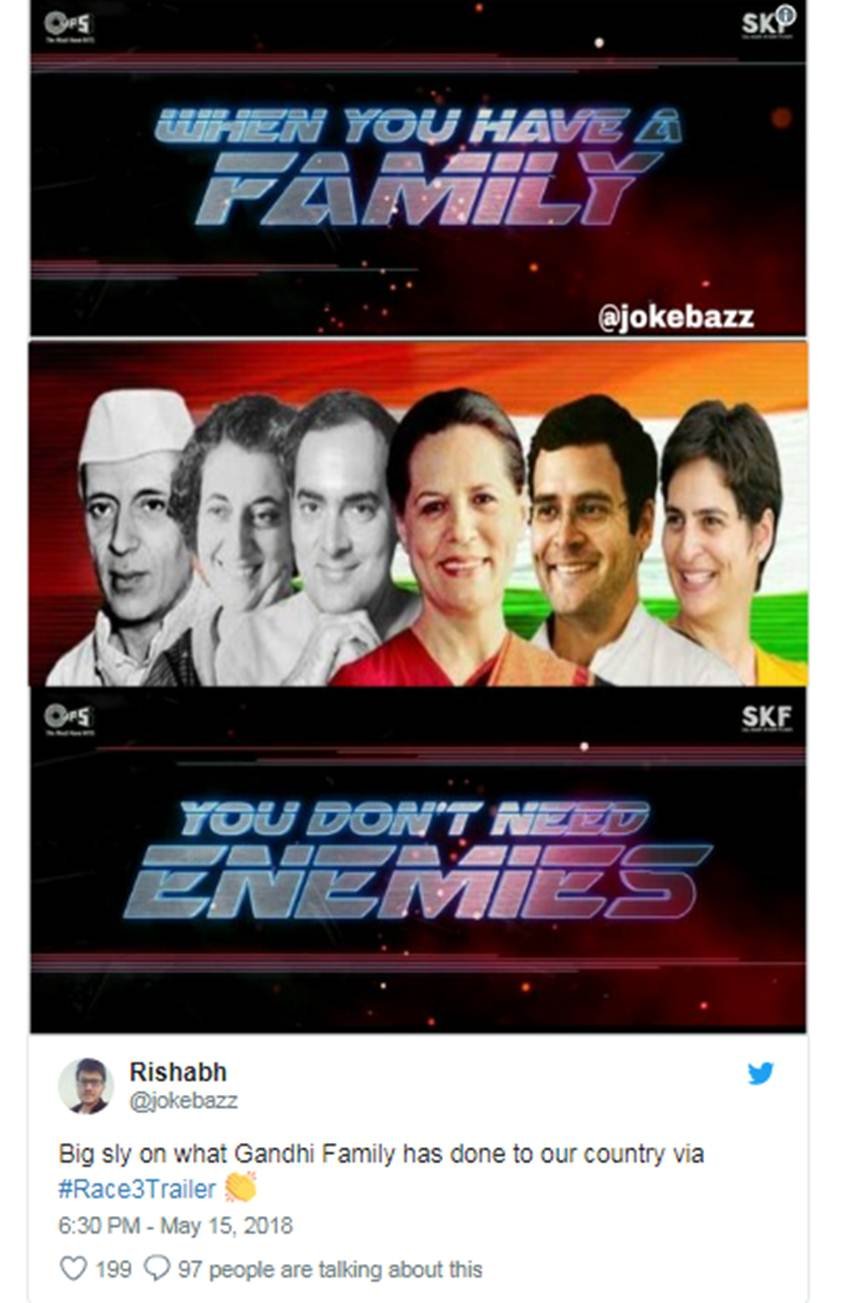 race 3, race 3 trailer, race 3 movie trailer, race 3 trailer release, race 3 trailer release date, race 3 movie, salman khan, salman khan race 3, salman khan race 3 trailer