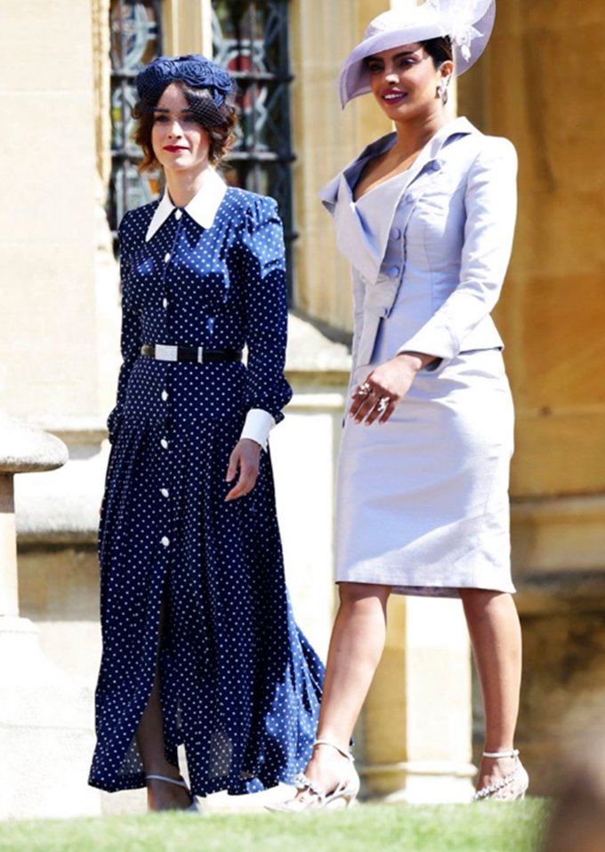 Priyanka Chopra, Priyanka Chopra attended the royal wedding, Priyanka Chopra in her close friend wedding, Priyanka Chopra, see what priyanka wore in Meghan Markle wedding, Priyanka Chopra with Meghan, Meghan and Prince Harry royal wedding,entertainment news, bollywood news, television news,entertainment news, bollywood news, television news