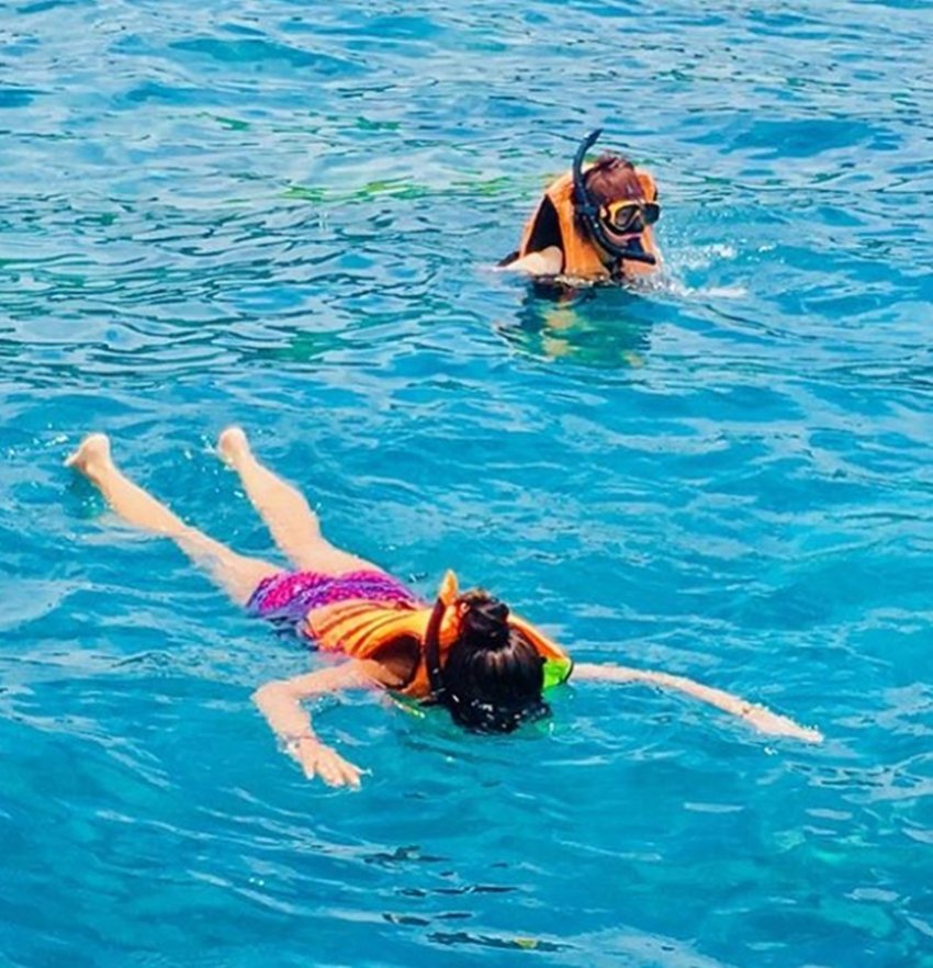 sasural simar ka, actress jyotsna, jyotsna chandola in beautiful beach, jyotsna with husband, see pictures ofbhagonwali actress jyotsna, entertainment news, bollywood news, television news, entertainment news