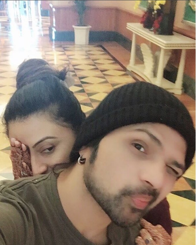 Himesh Reshammiya, himesh on honeymoon period, himesh with Sonia Kapur, himesh working out on holidays, see pictures of music composer turns singer and actor himesh, entertainment news, bollywood news, television news,entertainment news, bollywood news, television news