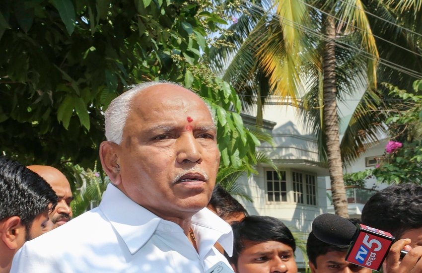 Karnataka Assembly Election Results 2018: BJP की तरफ से सीएम पद के उम्मीदवार येदियुरप्पा (फोटो सोर्स- पीटीआई)