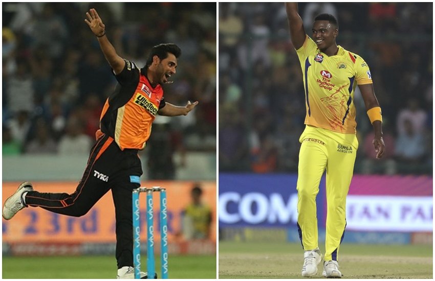 IPL 2018: भुवनेश्वर कुमार और लुंगी एनगिडी (फोटो सोर्स- एपी फोटो/बीसीसीआई फोटो)