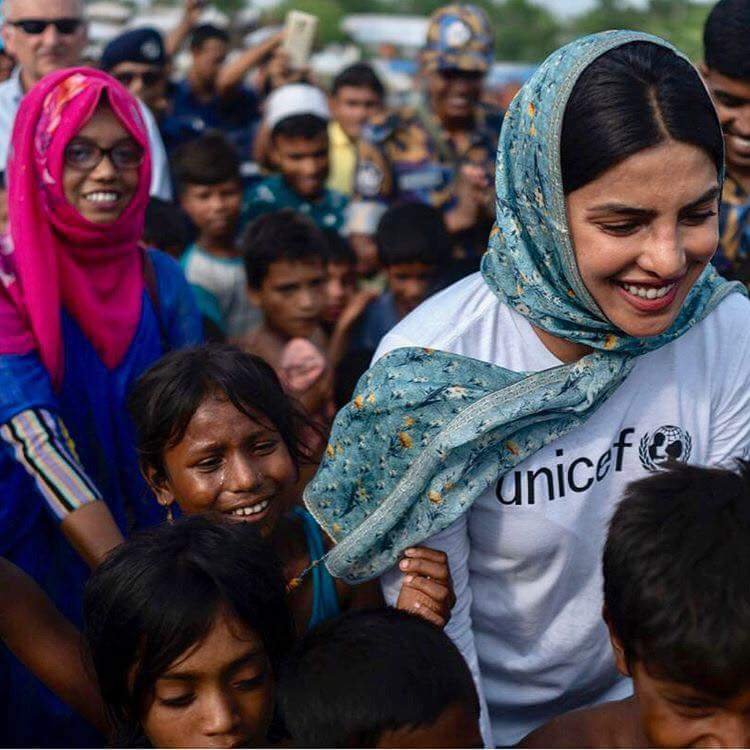 Priyanka Chopra, UNICEF Goodwill Ambassador, Priyanka Chopra UNICEF, Bangladesh, Rohingya, Rohingya refugee camps
