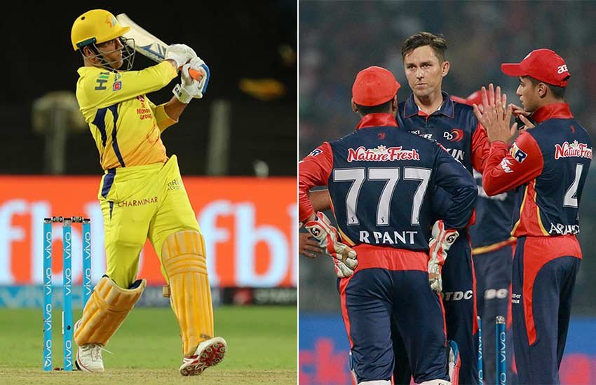 दिल्ली की टीम और महेंद्र सिंह धोनी। 