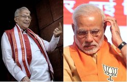 पत्रकारों ने पूछा- मोदी सरकार को कितने नंबर देंगे? मुरली मनोहर जोशी बोले- कॉपी में कुछ लिखा हो तब तो नंबर दूं