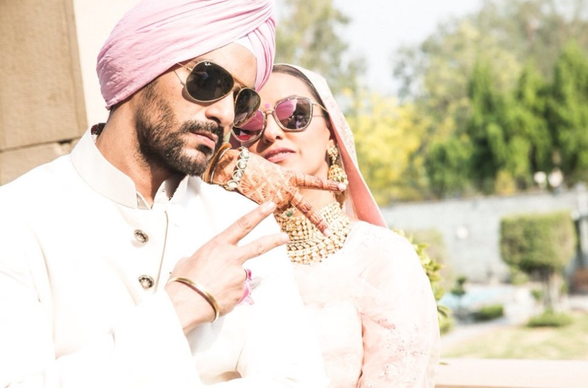 Neha Dhupia , Angad Bedi, Neha Dhupia Angad Bedi's secret wedding, Neha Dhupia Angad Bedi honeymoon, Neha Dhupia Angad Bedi photos, Neha Dhupia Angad Bedi latest photos, jansatta