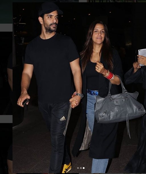 Neha Dhupia , Angad Bedi, Neha Dhupia Angad Bedi's secret wedding, Neha Dhupia Angad Bedi honeymoon, Neha Dhupia Angad Bedi photos, Neha Dhupia Angad Bedi latest photos, jansatta