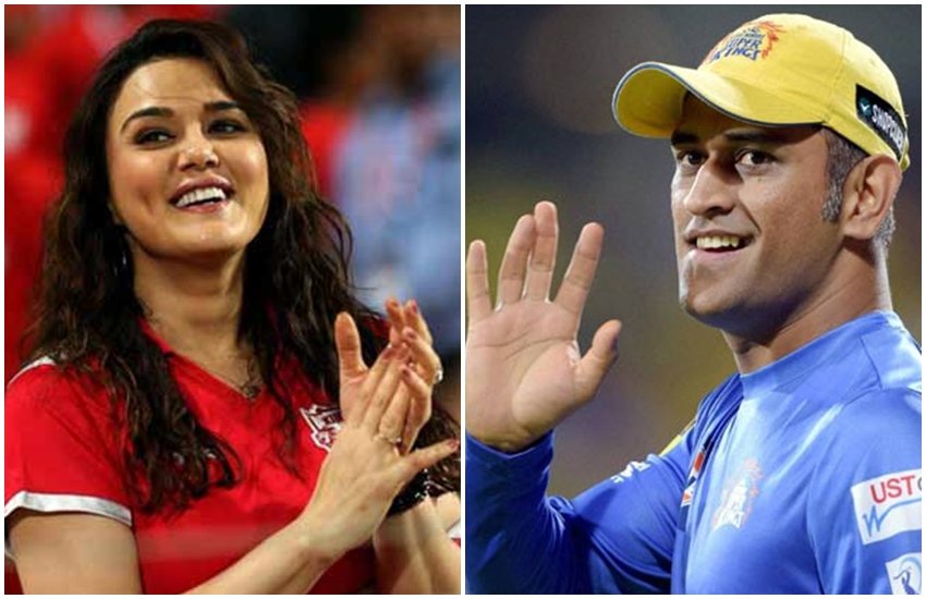 प्रीति जिंटा और महेंद्र सिंह धोनी (फोटो सोर्स- एक्सप्रेस फाइल फोटो/BCCI)