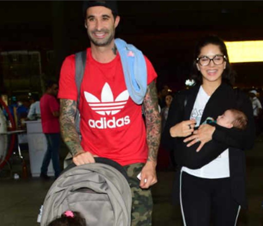 sunny leone family, sunny leone family Photos, sunny leone family latest photos, sunny leone new born sons, sunny leone sons names, sunny leone son asher singh weber, sunny leone son noah singh weber, sunny leone daughter nisha kaur weber, sunny leone husband