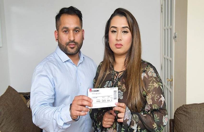 एमिरेट्स एयरलाइन्स की बदसलूकी का शिकार होने वाले सहोता भाई-बहन।फोटो- Change.Org 