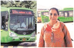 बसों में महिला परिचालकों की मौजूदगी से बेहतर होता सफर