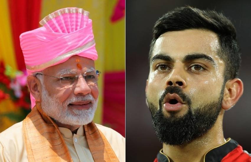 भारतीय क्रिकेट टीम के कप्तान ने नरेंद्र मोदी से कहा है कि पीएम वीडियो के जरिए बताएं कि आखिर वह खुद को फिट कैसे रखते हैं। (फोटोः पीटीआई/बीसीसीआई)