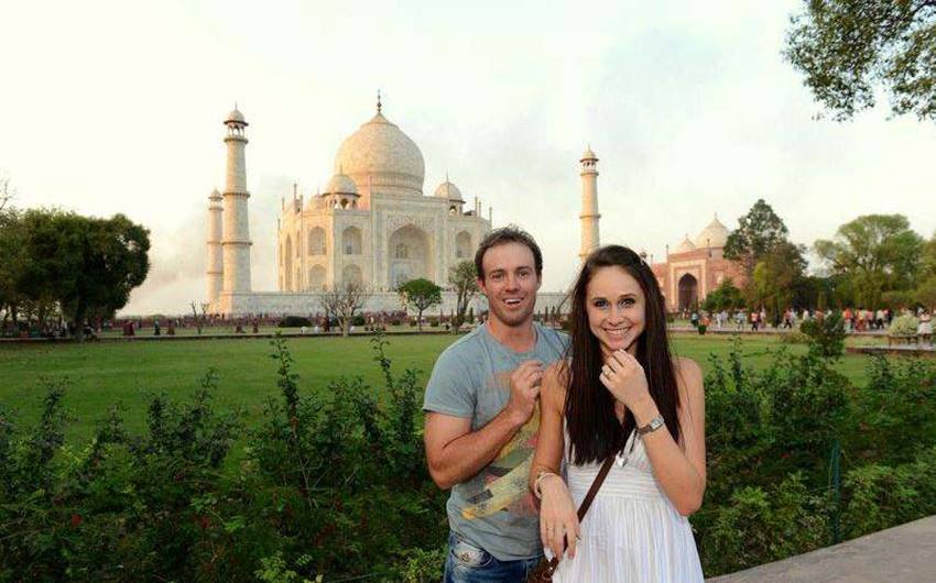 एबी डिविलियर्स, AB de Villiers retirement, Danielle, AB de Villiers, wife, Shane Watson, International Cricket retirement, AB de Villiers, Danielle Swart, Taj mahal, Baby names, Jonty Rhodes, Cricketer, India, Sarah McLachlan, Ashwin Sood, Chris Hemsworth, Emma Ferguson, India Jeanne Rhodes, Proposal