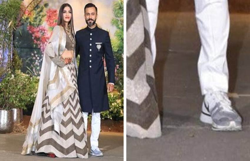 मीडिया के साथ फोटोशूट के दौरान स्नीकर्स में दिखे थे आनंद