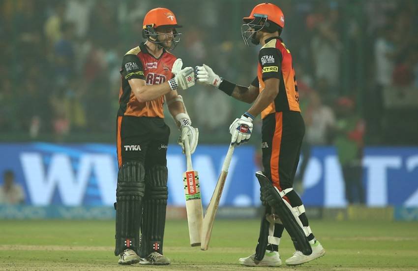 IPL 2018, DD vs SRH: शिखर धवन ने 50 गेंदों पर 92 रन और विलियमसन ने 53 गेंदों का सामना करते हुए 83 रन बनाए।(फोटो सोर्स- ट्विटर)