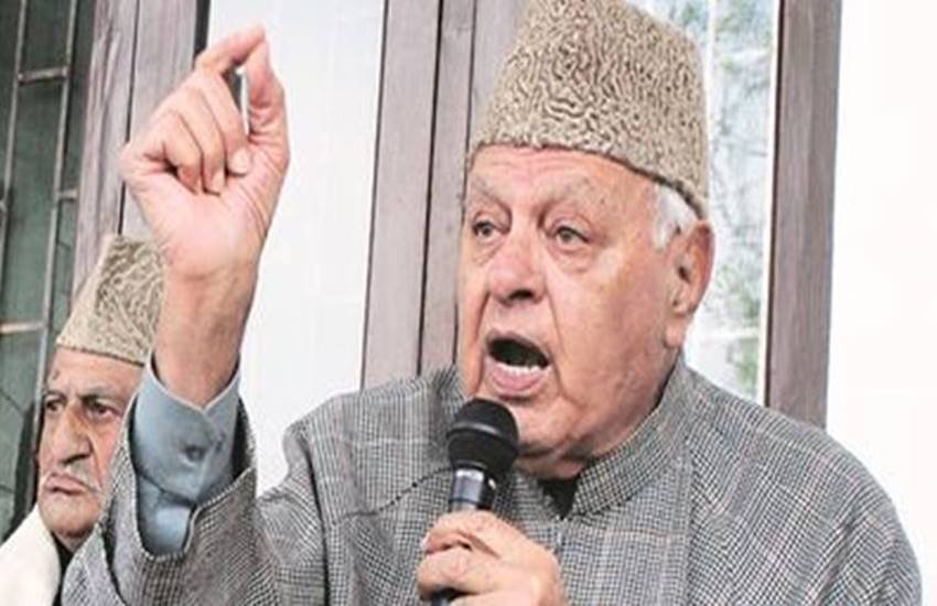 जम्मू कश्मीर के पूर्व मुख्यमंत्री फारूक अब्दुल्ला