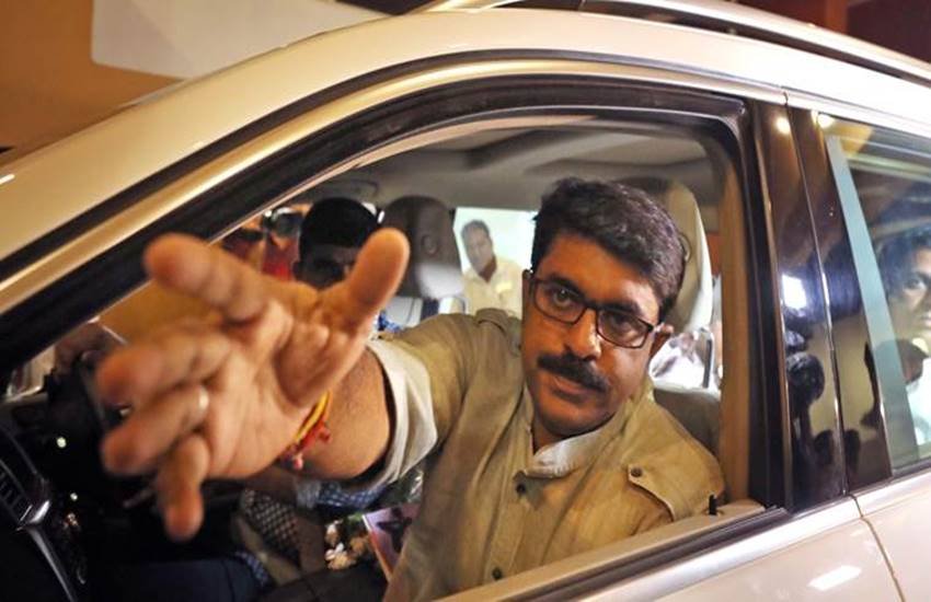 गोवा फॉरवर्ड लीडर विजय सरदेसाई (Express photo by Nirmal Harindran/File)